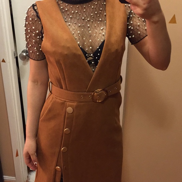 Dress with belt. S - Picture 7 of 8